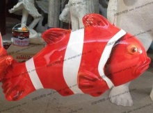 【海洋动物雕塑】小丑鱼摆挂件,一幅楚楚动人,美轮美奂的美景-海洋动