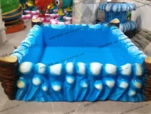 【游乐设备】一座座可爱的玻璃钢抓鱼池"进军"一个充满欢声笑语的游乐