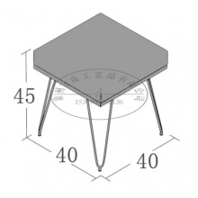 开放式椅脚小方凳 鸵鸟型 易携带梳妆凳 人造皮革加厚软垫