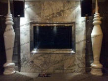 【酒店商场】重庆北辰酒店大堂装饰柱子花钵雕塑-酒店商场