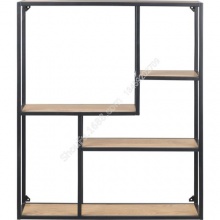 北欧创意鞋店鞋架-男鞋女鞋的展示架-卧室小书架(高度:1米)