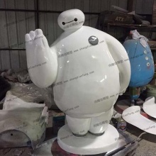 【动画影视人物】这个高大,臃肿,线条简单的玻璃钢机器人雕塑叫玻璃钢