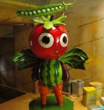 【广场雕塑】​一批创意卡通玻璃钢植物雕塑来袭-广场雕塑