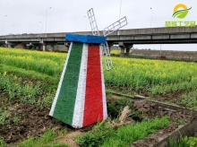 风车稻草工艺品_景区稻草工艺品_梦辉工艺品