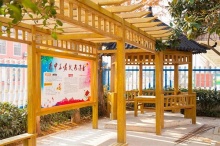 带宣传栏廊架-随州市鼎盛工艺品有限公司