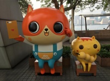 【美陈网】香港**"**"主题动漫海滨乐园开幕 旅游新地标 -广场.街