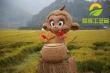 动物稻草工艺品合集_公园稻草工艺品_梦辉工艺品