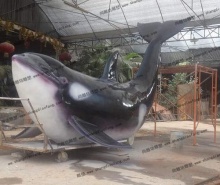 【主题公园】福建武夷山海洋主题公园仿真鲸鱼雕塑-主题公园