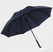 8骨碰击布半自动条纹直杆长柄**高尔夫伞定制定做_定制_高尔夫伞_旭