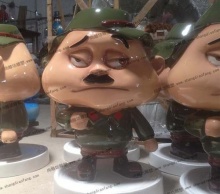 【卡通形象】巧虎片中卡通日本人雕塑,陪着孩子们的快乐学习,快乐长大