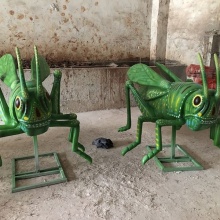 玻璃钢户外仿真蜻蜓,**,蝗虫昆虫雕塑园林美陈雕塑摆件-仿真动物雕