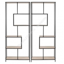 落地鞋店鞋架,简易铁艺橱柜,金属书柜定制批发