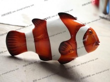 【海洋动物雕塑】小丑鱼玻璃钢雕塑挂件-海洋动物雕塑