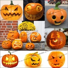 【圣诞.万圣】景观园林雕塑装饰万圣节南瓜摆件-圣诞.万圣
