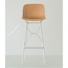 休闲吧铁艺伊姆斯椅,奶茶店,酒吧靠背铁艺高脚椅定制