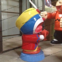 【动画影视人物】特使造型哆啦a梦雕塑,看看天使一样的他是如何扮特使