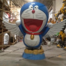 【动画影视人物】玻璃钢雕塑哆啦a梦,大雄的天使,人们的快乐天使-动画