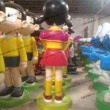 【动画影视人物】这是一个强调主题的装饰时代,玻璃钢静香雕塑引出哆