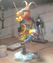 【动画影视人物】齐天大圣孙悟空玻璃钢雕塑腾云驾雾来袭!岂能错过!-