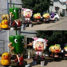 【动画影视人物】喜羊羊与灰太狼主题之美羊羊雕塑-商业街道雕塑