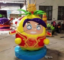 【动画影视】果宝特攻三剑客老二菠萝吹雪玻璃钢卡通雕塑-动画影视人