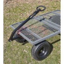 拉手切换拖车挂钩草坪和花园工作多用途手推平板车