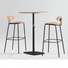 厂家**北欧休闲靠背椅,休闲吧酒吧铁艺高脚椅吧台椅子