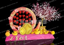 2018狗年新春美陈dp点装置商业广场装饰摆件设计方案-科幻影视人物