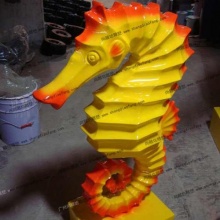 【主题公园】山西太原乌金山主题公园大型动物雕塑海马雕塑-主题公园