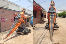 【机械模型】变形金刚4机械暴龙光彩夺目的玻璃钢雕塑大型摆件-变形金