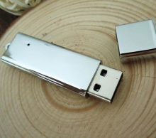 不锈钢u盘 电镀银色-旭雅u盘厂