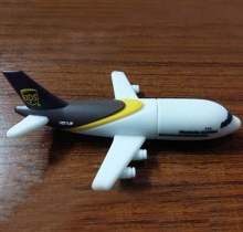 pvc厂家开模定制卡通创意飞机u盘 礼品定制公司公仔高速usb3.0_订做_