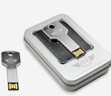 创意不锈钢钥匙u盘-旭雅u盘厂