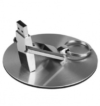 不锈钢翻斗u盘定制-旭雅u盘厂